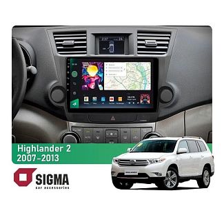 Штатная магнитола PRO 10464 4+64 Gb 10 Toyota Highlander 2 XU40 2007-2013 (F1) SIGMA4car