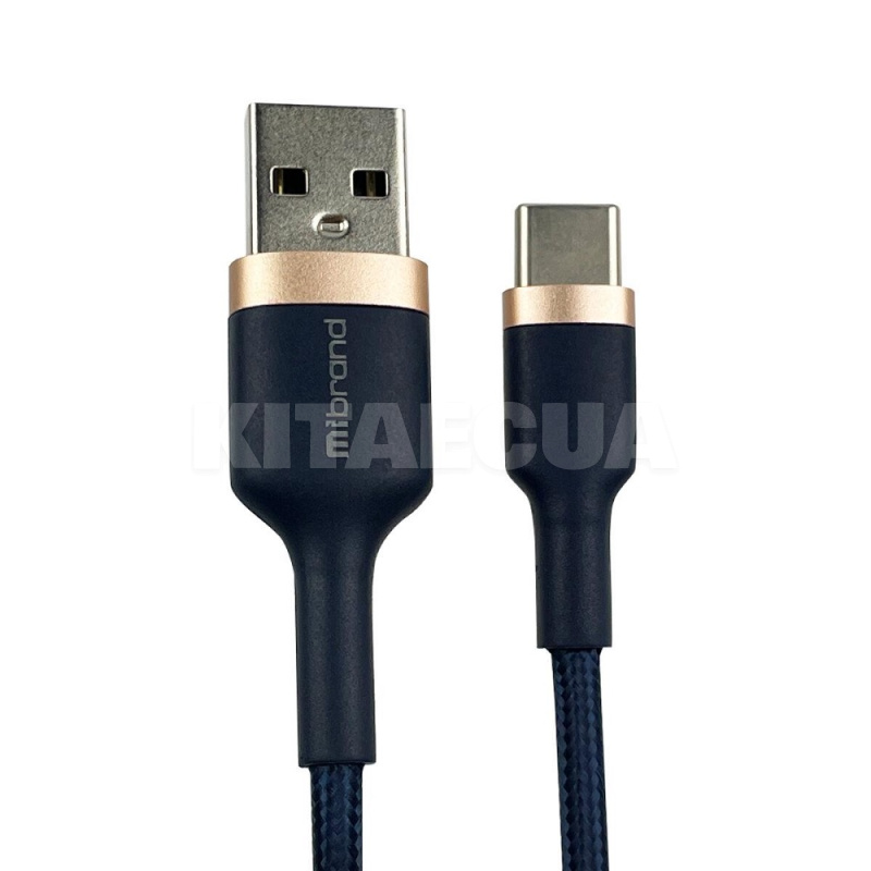 Кабель USB - microUSB 2.4A MI-71 1м темно-синий Mibrand (MIDC/71TNB)