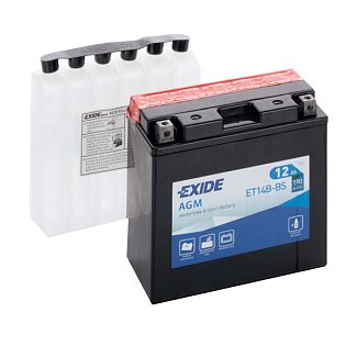 Мото аккумулятор 12Ач 190А "+" слева EXIDE