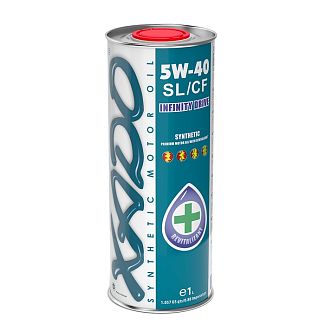 Масло моторное синтетическое 1л 5W-40 SL/CF XADO