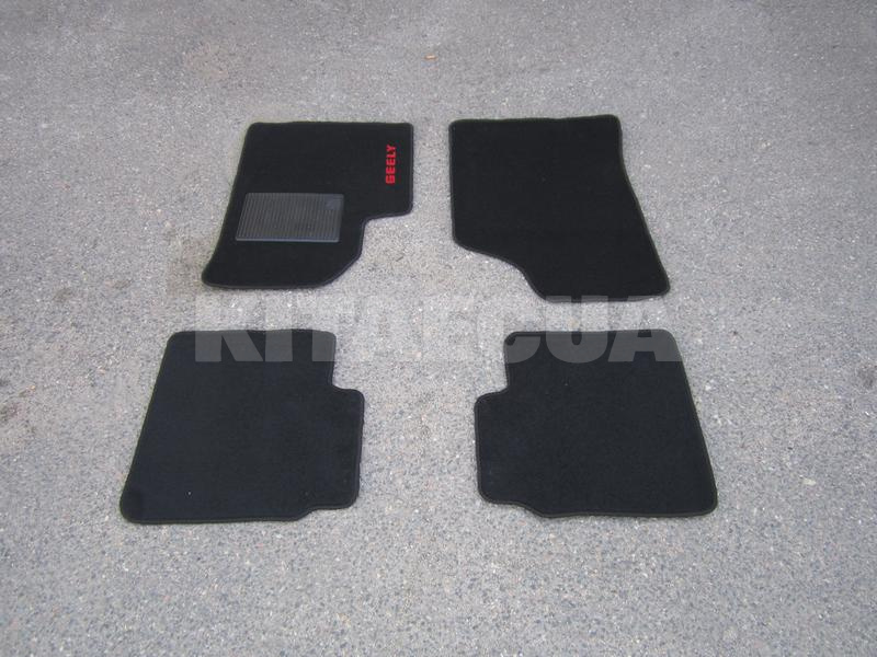 Коврики в салон ворса (черные) на Geely CK (1041(BLACK)) - 3