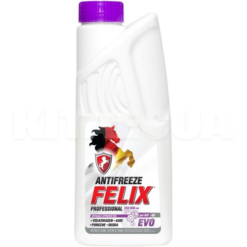 Антифриз фиолетовый 1кг G12+ -40ºС EVO FELIX (430206334)