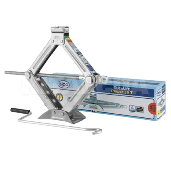 Домкрат механічний ромбоподібний до 1.5т (104мм-380мм) 436 600 AL ALCA (109508-ALCA)