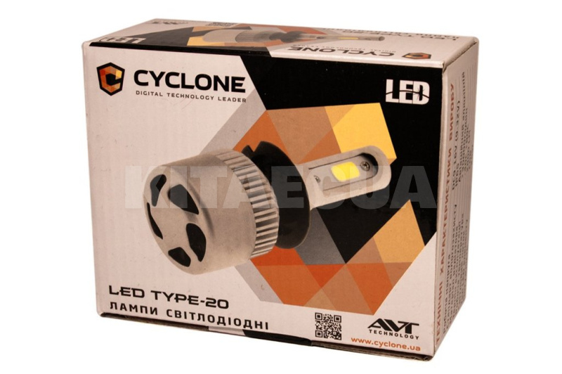 Светодиодная лампа H7 12/24V 28W (компл.) Type-20 Cyclone (00-00007901)