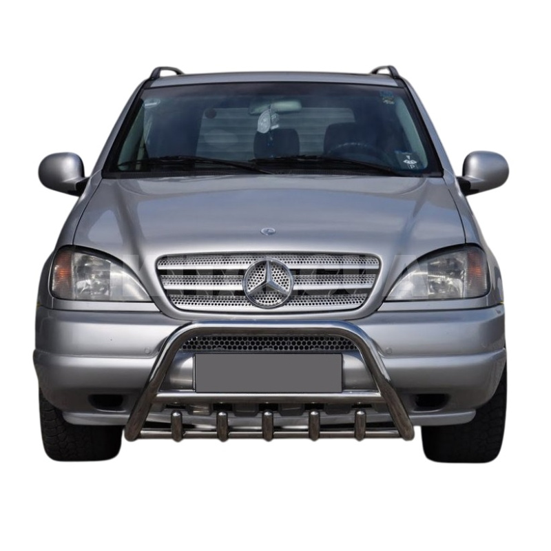 Кенгурятник Mercedes ML W163 нержавеющая сталь CAN (dug829356) - 4