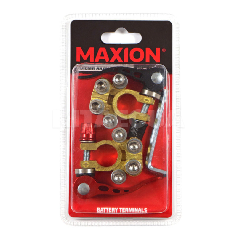 Клеммы аккумуляторные латунная пара быстрозажимные MAXION (MXAC-TCS401)