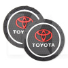 Коврики антискользящие в подстаканник 7 см Toyota (2шт.) (4428)