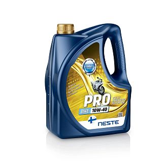 Масло моторне синтетичне 4л 10W40 4T Pro Bike NESTE