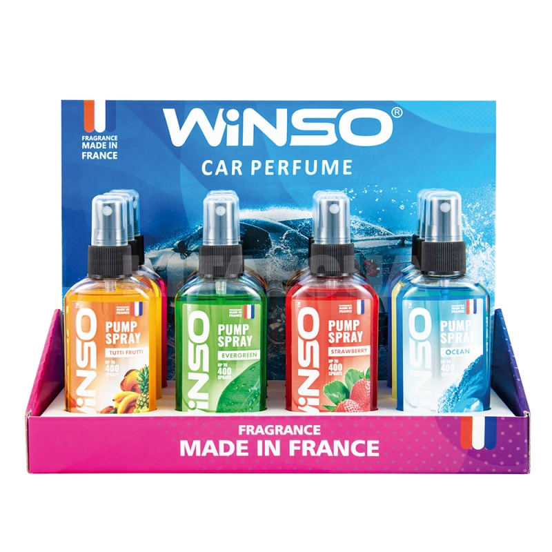 Ароматизатор 75 мл Pump Spray MIX №2 ящик 12 шт Winso (500002)