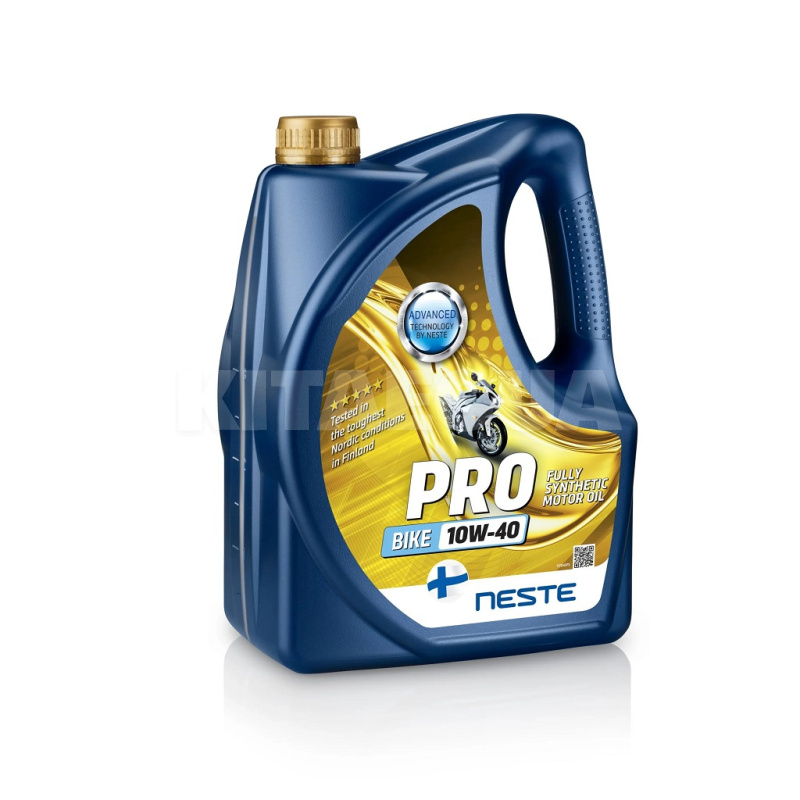 Масло моторне синтетичне 4л 10W40 4T Pro Bike NESTE (117045)