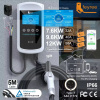 Зарядка для электромобиля Type Tesla 12 кВт 50А 1-фаза Wi-Fi Pisces EV-DLB APP Version FEYREE (FY12-50-1PH-TS-CS-PI)