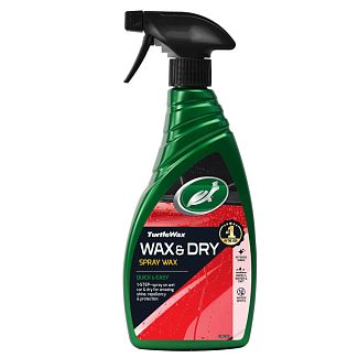 поліроль з воском 500мл Wax-Dry Spray Turtle Wax