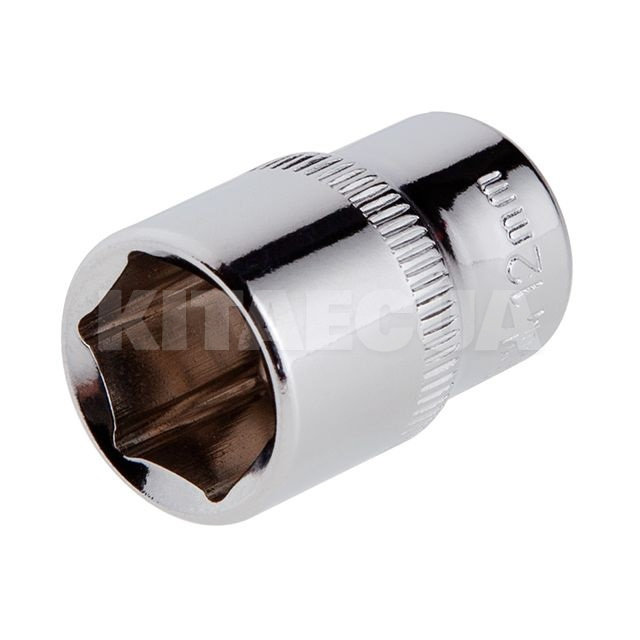 Головка торцева 6-гранна 12мм 1/4" Cr-V Intertool (ET-0442)