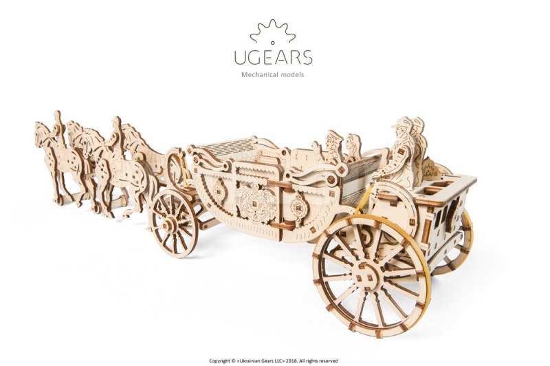 Модель Королівська карета UGEARS (70050) - 6