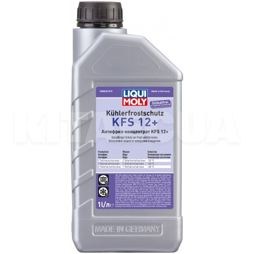 Антифриз-концентрат 1л красный G12+ -40°C Kohlerfrostschutz KFS 2001 Plus LIQUI MOLY (8840)