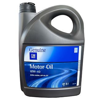 Олія моторна 5л 10W-40 напівсинтетичне GM