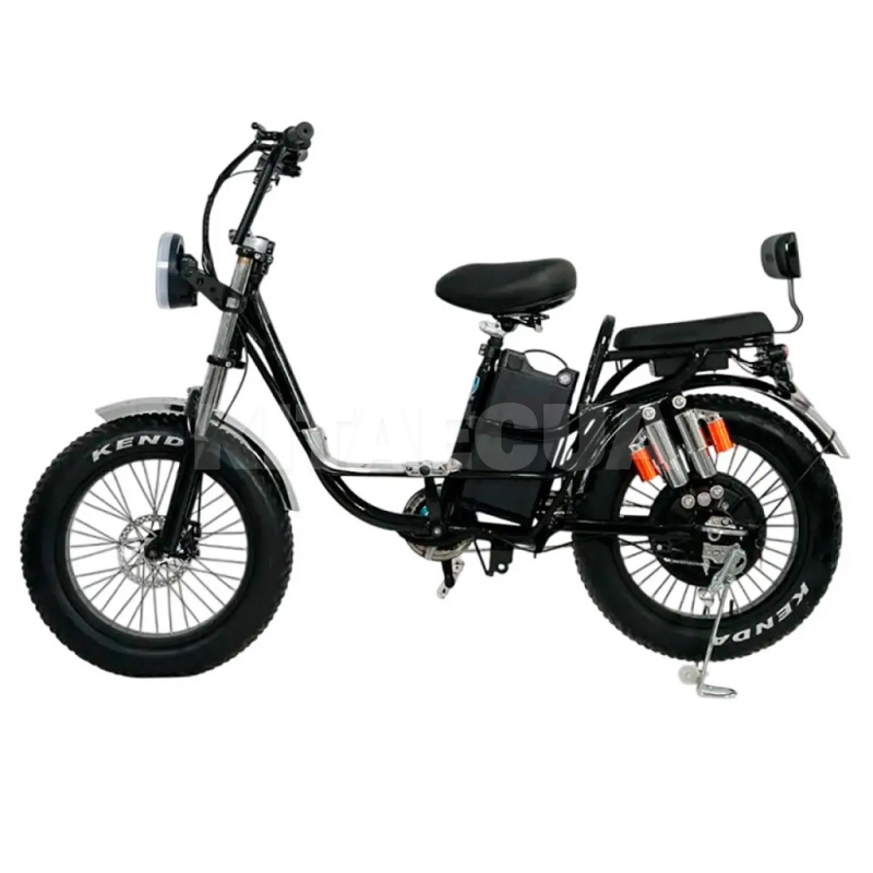 Велоскутер аккумуляторный BKE-500 100 км 500 Вт черный + аккумулятор 60В 20Ач FORTE (148245)