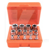 Набор торцевых головок с трещоткой 1/4" 3/8" 1/2" 14 предмет Alloid (НГЕ-424K)