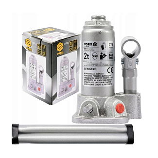 Домкрат гідравлічний пляшковий 2т (148-276 мм) VOREL