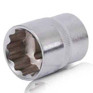 Головка торцевая 12-гранная 21 мм 1/2" 38 мм Intertool