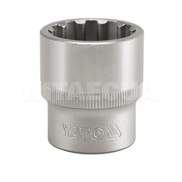 Головка торцевая SPLINE 22 мм 1/2" 38 мм YATO (YT-1474)