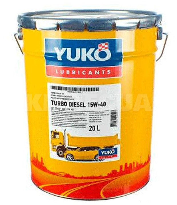 Масло моторне мінеральне 20л 15W-40 TURBO DIESEL Yuko (4820070243383-Yuko)