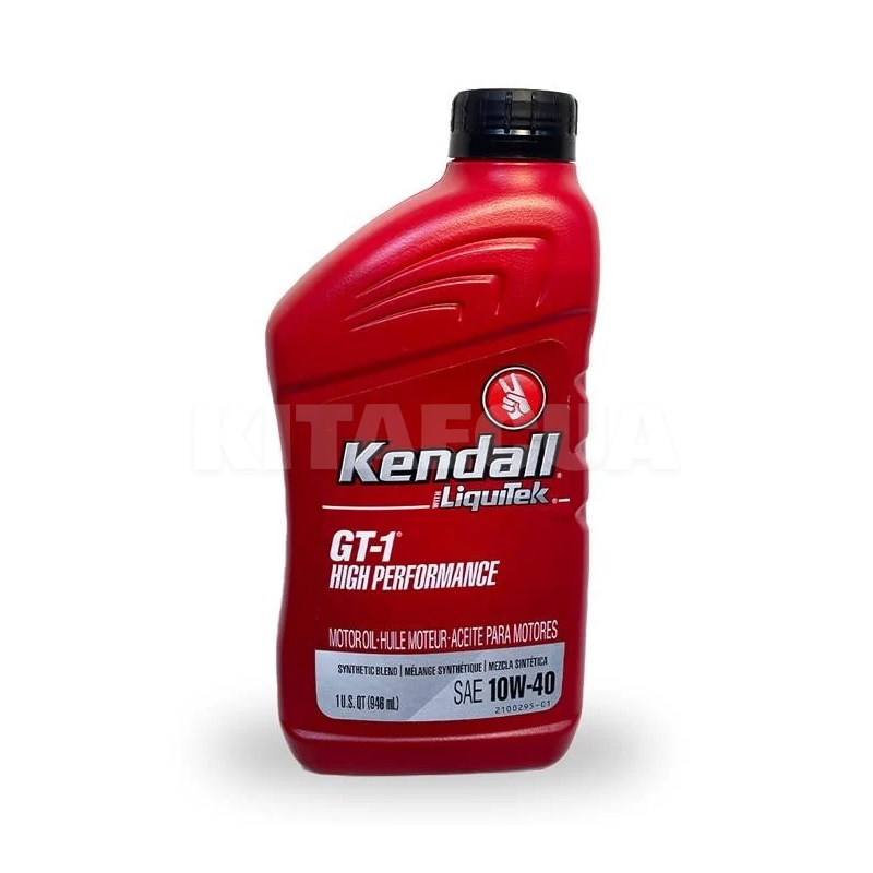 Масло моторне Напівсинтетичне 0.946л 10W40 GT-1 High Performance Kendall (1081200)