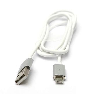 Кабель USB microUSB 1м білий PowerPlant