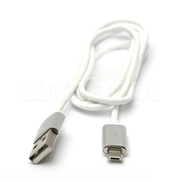 Кабель USB - microUSB 1м белый PowerPlant (DV00DV4060)