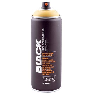 Краска декоративная нитро-комби 400мл 1120 "Масала" желтая матовая Black MONTANA
