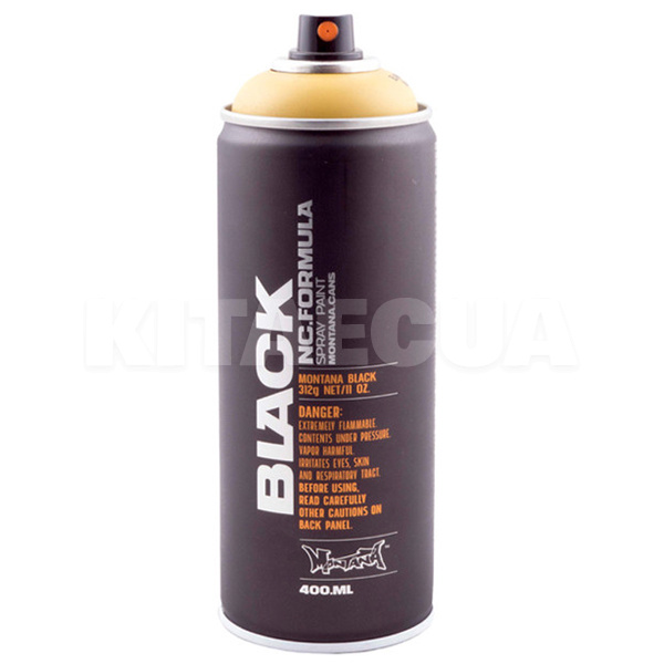 Краска декоративная нитро-комби 400мл 1120 "Масала" желтая матовая Black MONTANA (386336-MONTANA)