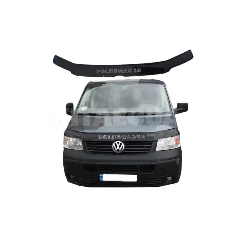 Дефлектор капота (мухобойка) на Volkswagen T5 (2003-2010) BALATON (MV10403)