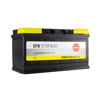 Аккумулятор автомобильный 90Ач 850А "+" справа Vesna