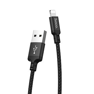 Кабель USB - Lightning 2A X14 1м черный HOCO