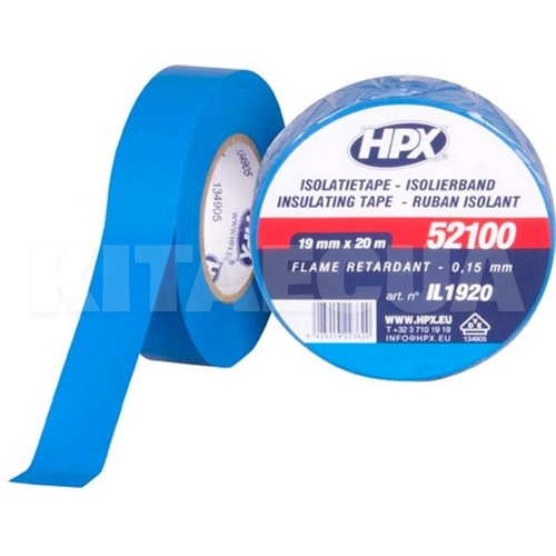 Ізолента синя 20 м х 19 мм HPX (HPX IL1920) - 2