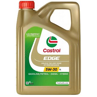 Моторное масло синтетическое 4л 5W-30 LL EDGE CASTROL