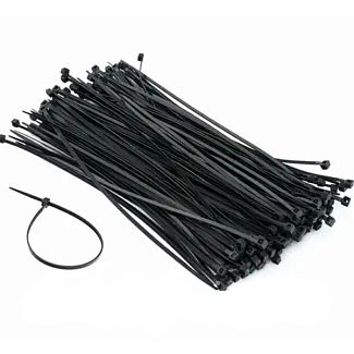 Хомут пластиковый черный 4.8x400 (100шт.)