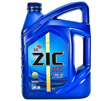 Масло моторное полусинтетическое 5л 10W-40 X5 Diesel ZIC