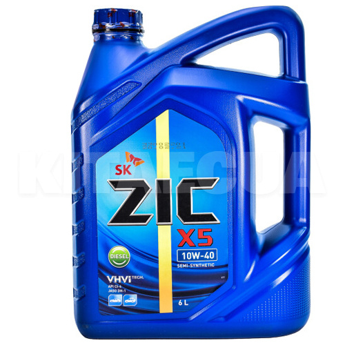 Масло моторне напівсинтетичне 5л 10W-40 X5 Diesel ZIC (172660)