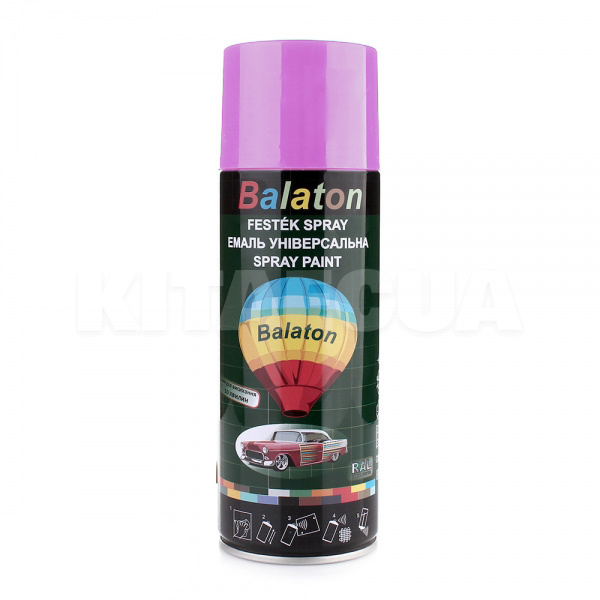 Краска универсальная глянцевая 400мл розовая BALATON (RAL4003)
