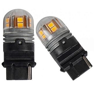Светодиодная лампа 10/30V P27W 2200K (компл.) AMS