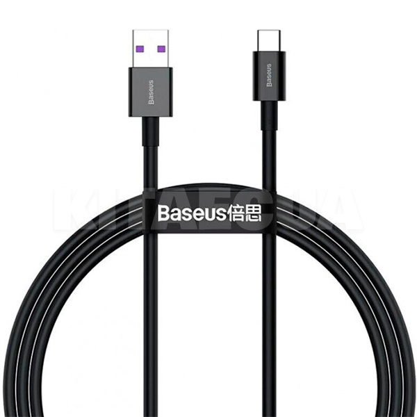 Кабель USB Type-C 66W 2м чорний BASEUS (CATYS-A01)