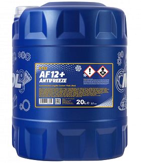 Антифриз-концентрат красный 20л AF12+ -38°C Longlife Mannol