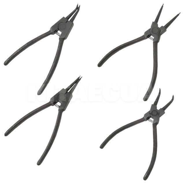 Набір щипців для зняття/установки стопорних кілець 150 мм Intertool (HT-7001-INTERTOOL) - 2