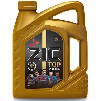 Масло моторне синтетичне 4л 0W-20 TOP ZIC