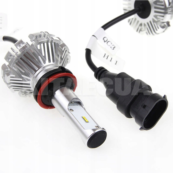 LED лампа для авто SX Series H8/H9/H11 40W 6000K (комплект) AMIO (01066) - 3