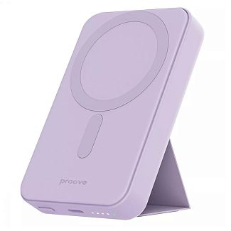 Повербанк Qi Hyperion 10000mAh 20W фіолетовий PROOVE - Kitaec.ua Повербанк Qi Hyperion 10000mAh 20W фіолетовий PROOVE