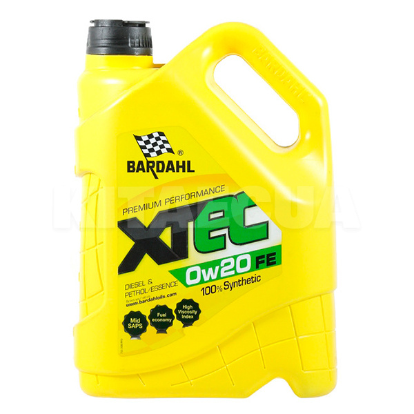 Масло моторне синтетичне 5л 0W-20 XTEC FE BARDAHL (36803)