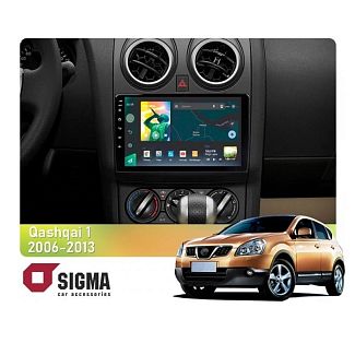 Штатна магнітола X9232 2+32 Gb 9" Nissan Qashqai 1 J10 2006-2013 (F1) SIGMA4car