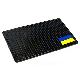 Коврик антискользящий силиконовый "флаг Украины" 85х145мм 
